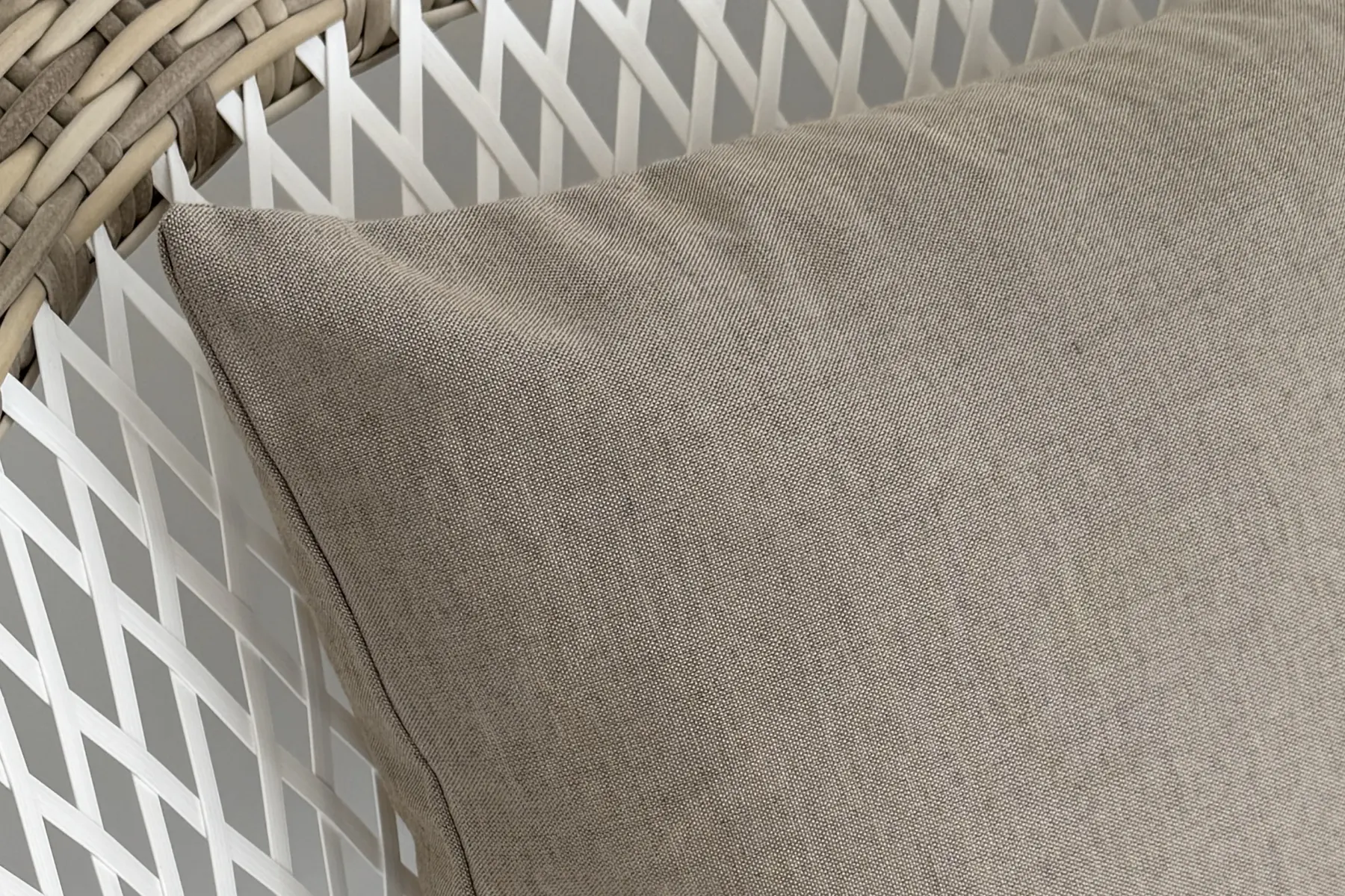 Napoli zestaw mebli ogrodowych technorattan Napoli Café au lait kolor tkaniny poduszek meble ogrodowe Twoja Siesta