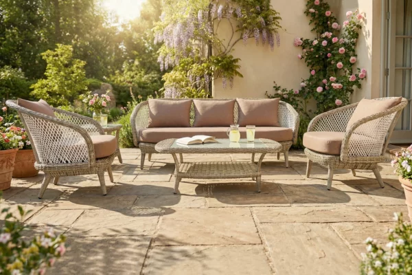 Napoli zestaw mebli ogrodowych technorattan Napoli Rosę zestaw ogrodowy wypoczynkowy Twoja Siesta