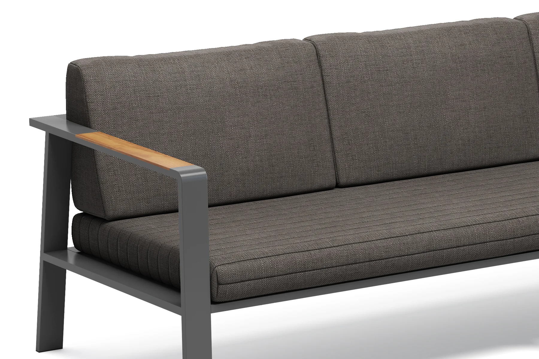 Nofi narożnik ogrodowy meble tarasowe Nofi Black ekskluzywne meble ogrodowe Higold