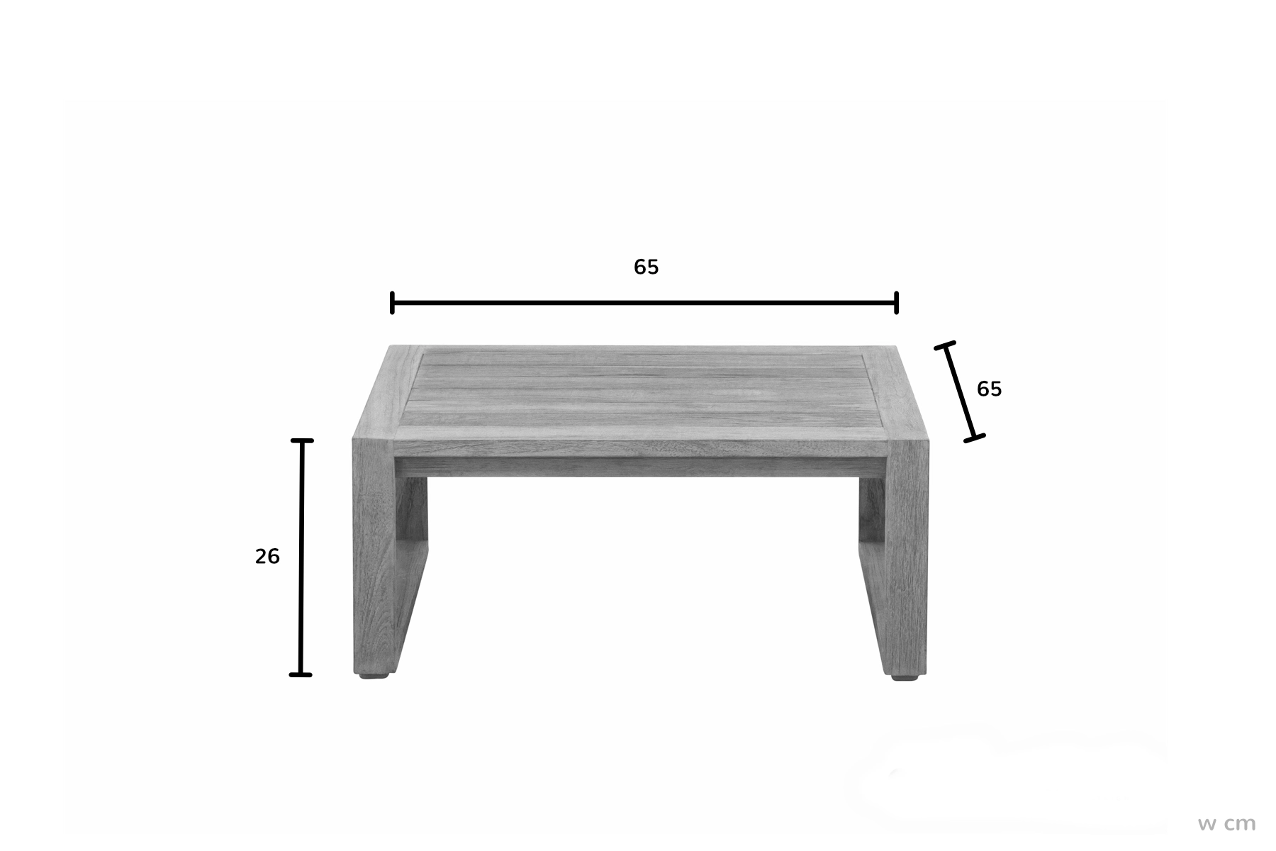 Antigua zestaw stolików kawowych z drewna teakowego wymiar stolika ogrodowego 65 cm meble ogrodowe Apple Bee