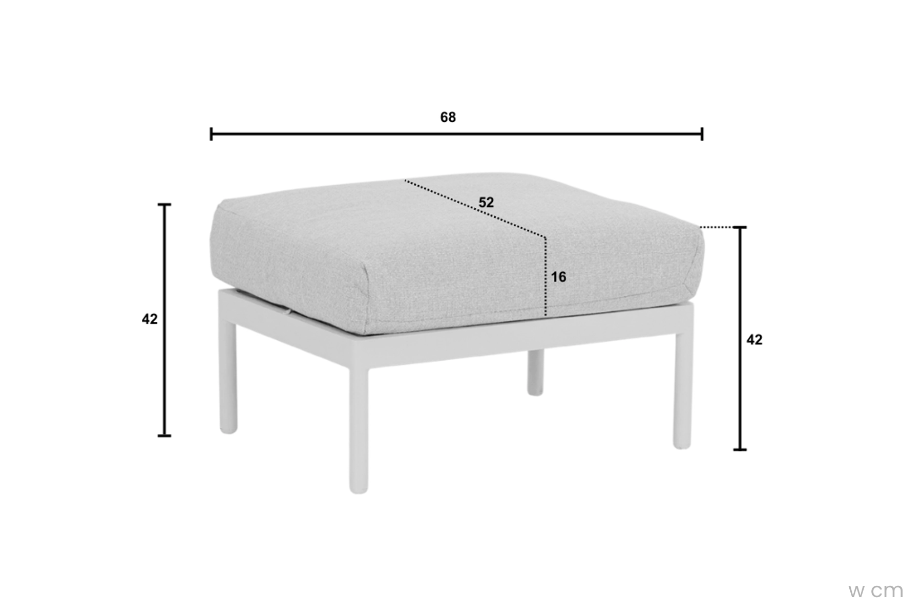 Condor wygodny fotel ogrodowy aluminium teak wymiary podnóżek ogrodowy Apple Bee meble ogrodowe