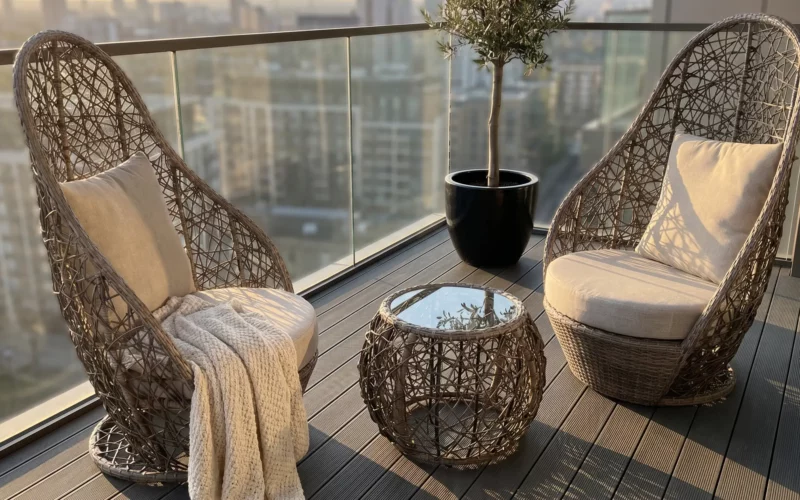 Balkon w bloku, duże możliwości – jak urządzić funkcjonalną przestrzeń do odpoczynku?