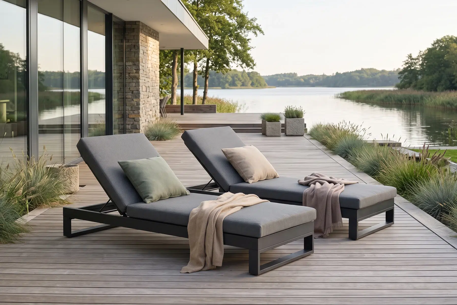 Como aluminiowy leżak ogrodowy elegancki leżaki ogrodowe Twoja Siesta